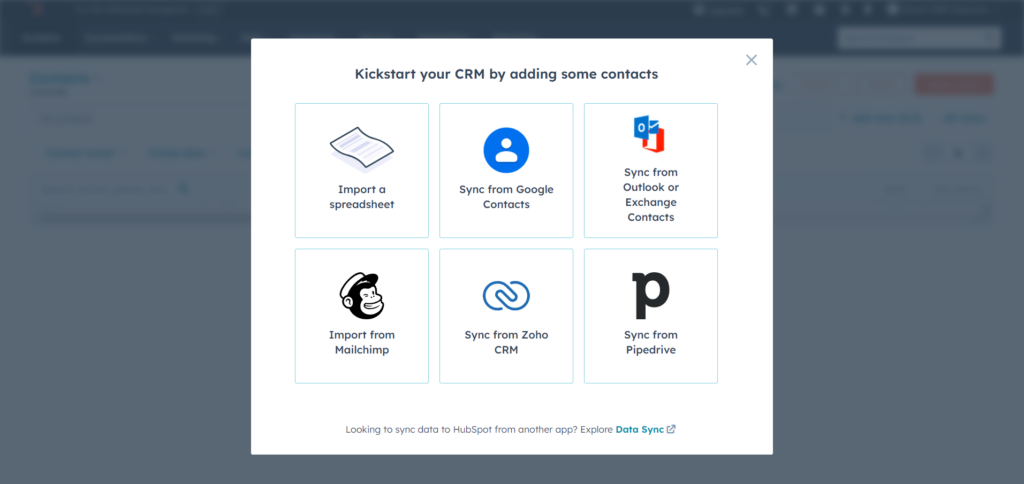 Безкоштовна Hubpsot CRM: Можливості для імпорта бази контактів